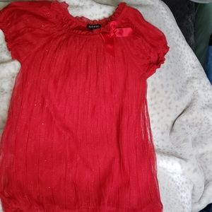 Red sparkly top
